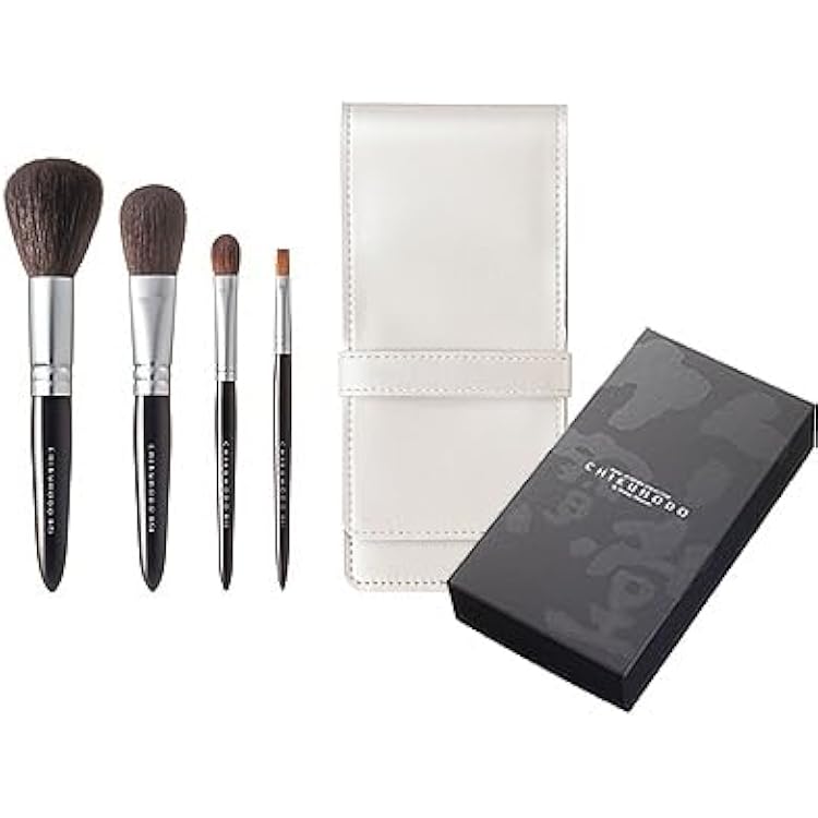 Amazon.co.jp: 熊野筆 竹宝堂 正規品 レギュラーシリーズ 赤軸4点